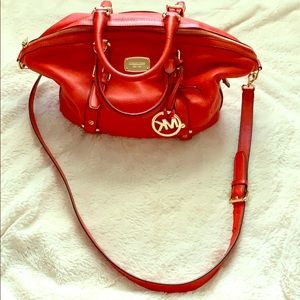 Orange Michale Kors purse